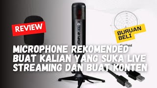 MICROPHONE FANTECH LEVIOSA MCX01 HARGA 5OO RIBUAN KUALITAS MANTAP [upl. by Eerot890]