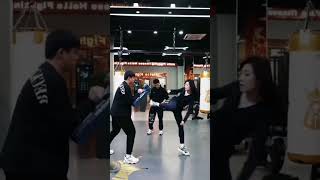 Chinese girl Actions practice kungfu shortsvideo action martialarts kungfulife kungfutraining [upl. by Charo]