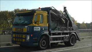 trucks Munnikensteeg brug over rangeerterrein Kijfhoek Zwijndrecht 2 nov 2015 [upl. by Einniw]