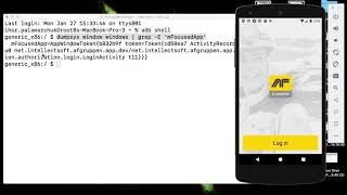 How to Check Package Name and Activity Name of Android Application with ADB on Mac OS [upl. by Nahtanha]