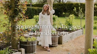 SUMMER WEDDING GUEST amp SPECIAL EVENTS OUTFIT IDEAS amp come shopping with me in London 🫶🏼 [upl. by Lleuqram287]