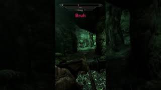 Skyrim being its reliable glitch self 🏵Anxiety🏵 [upl. by Judah]