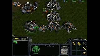 StarCraft Brood War  1 Terran vs 7 zerg vs 7 computers  Map Big Game Hunters [upl. by Alsi]