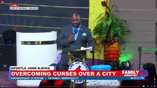 JABEZ PRAYER SERVICE  OVERCOMING CURSES OVER A CITY  APOSTLE JOHN NJEHIA [upl. by Brindle]