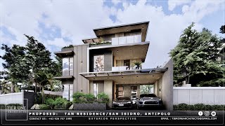 Tan Residence Teaser  280 SQM House  200 SQM Lot  Tier One Architects [upl. by Stearns888]