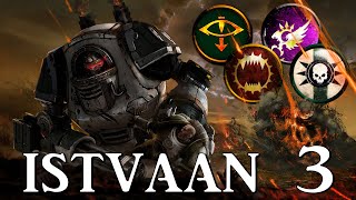 ISTVAAN 3 ATROCITY  Birth of Heresy  Warhammer 40k Lore [upl. by Suivatal]