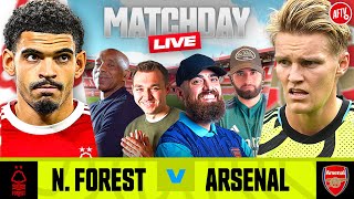 Nottingham Forest 12 Arsenal  Match Day Live  Premier League [upl. by Rotsen]