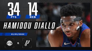 Hamidou Diallo drops 2nd consecutive 25 PTS 10 REB game for first time in career 💪 [upl. by Reinar]