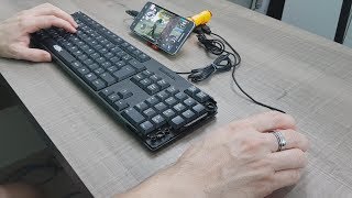 COMO CONECTAR MOUSE E TECLADO NO CELULAR [upl. by Pallua813]