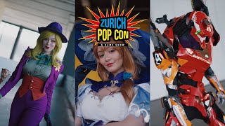 ZURICH POP CON amp GAME SHOW COSPLAY VIDEO 4K [upl. by Dalli1]