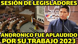 SENADOR ANDRONICO AGRADECIO A LAS TRES FUERZAS POLITICAS POR TRABAJAR DEJANDO DE LADO SUS DIFERENCIA [upl. by Carleton]