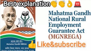 mgnrega mnrega scheme key features gk gs generalstudies viralvideo ntpc bpsc [upl. by Blandina]