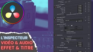 Linspecteur Davinci Resolve 18 en détail [upl. by Spring]