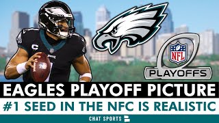 UPDATED Eagles Playoff Picture How Philadelphia CAN REALISTICALLY Get 1 Seed  NFC Playoff Picture [upl. by Margarette]