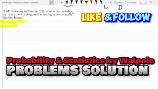 Probability amp Statistics for Engineers amp Scientists by Walpole  Solution Chap 2 [upl. by Buffy]