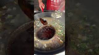 Henan Anyang specialty flat noodles 7 yuan a bowl of the last spoon of chili oil looks very frag [upl. by Hepza77]