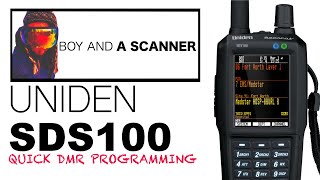 SDS100  FAST DMR Programming With Sentinel [upl. by Chaworth806]