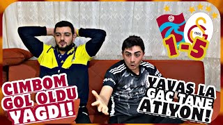 FANATİK FENERBAHÇELİ VE BEŞİKTAŞLI TRABZONSPOR 15 GALATASARAY MAÇINI İZLERSE [upl. by Tynan]