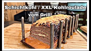 Schichtkohl vom Grill  XXL Kohlroulade [upl. by Mirielle]