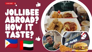 Jollibee  Famous Fast Food in Philippines  Jollibee in Dubai  Jayson Madi TV [upl. by Atiuqer]