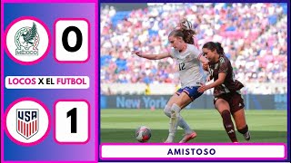 AmistosoFemenil MEXICO FEMENIL VUELVE A CAER AHORA CON USA POR LA MINIMA [upl. by Kayne638]