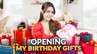 OPENING MY BIRTHDAY GIFTS  IVANA ALAWI [upl. by Haletta799]