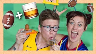 super bowl drinking game ft Mamrie Hart [upl. by Haggar]