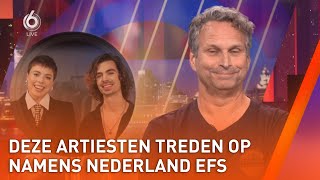 DEZE artiesten vertegenwoordigen Nederland op Songfestival 2023  SHOWNIEUWS [upl. by Eisenstark706]