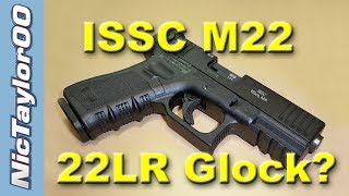 ISSC M22 LR Glock Pistol Clone Review [upl. by Clayton]