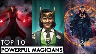 Top 10 Most Powerful Magicians In MCU  Marvel Magic Users  BNN Review [upl. by Sirtimed165]