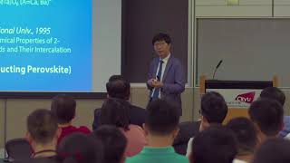 20180515  Lead Halide Perovskite Photovoltaics and Beyond by Professor NamGyu Park [upl. by Remmer903]