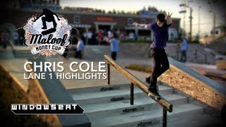 Chris Cole Lane 1 Highlights Skater Maloof Money Cup HD [upl. by Adnema]