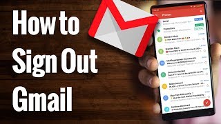 How to Sign Out of GMAIL App on Android Phone [upl. by Raynor]