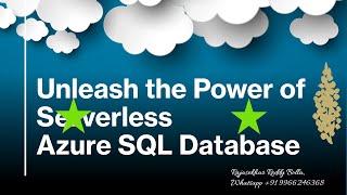 Serverless Azure SQL Database [upl. by Ecirtap175]