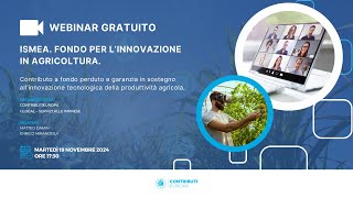 ISMEA Fondo per l’innovazione in agricoltura [upl. by Anawik196]