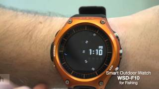 WSDF10 Smart Outdoor Watch  Fishing [upl. by Eurd73]