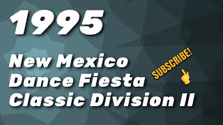 East Coast Swing  Heat 2  Couples Classic II  1995 New Mexico Dance Fiesta  Albuquerque [upl. by Feriga]