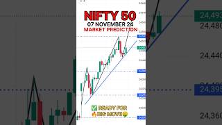 Nifty prediction for tomorrow November Thursday  Tomorrow Market Prediction nifty niftyprediction [upl. by Doran106]