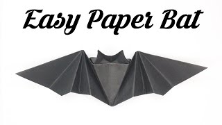 How to make Origami Halloween Bat by Tadashi Mori Thanks giving Day Easy Basic Simple Origami Kids [upl. by Anirroc506]