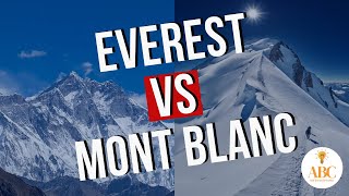 LA VERDADERA DIFERENCIA ENTRE EL MONTE EVEREST Y EL MONT BLANC [upl. by Nosyrb]