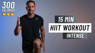 15 Min Intense HIIT Workout For Fat Burn amp Cardio  ALL STANDING  No Equipment No Repeats [upl. by Toffey]