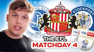 SUNDERLAND 4 WINS IN A ROW BIRMINGHAM STILL UNBEATEN AND WEDNESDAY SMELL EFL thoughts week 4 [upl. by Maggi332]