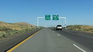 Interstate 82  Washington Exits 92 to 104 eastbound [upl. by Arammat]