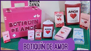 Botiquín de amor  botiquín primeros auxilios DIY  regalo con poco presupuesto ♥ Soy Maria Zapata [upl. by Yragerg]