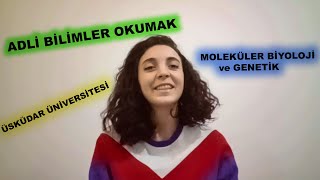 ÜSKÜDAR ÜNİVERSİTESİ ADLİ BİLİMLER MOLEKÜLER BİYOLOJİ ve GENETİKTEN ÇİFT ANADAL YAPMAK [upl. by Robaina372]