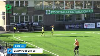 Lakoseljac Cup Quarter Final Kingborough Lions v Devonport Strikers Goal Highlights [upl. by Eelrahc]