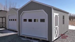 12 X 18 WOODEN PORTABLE GARAGE  SHEDS KINGSTON  GARDEN SHEDS  SHEDS OTTAWA  SHEDS BELLEVILLE [upl. by Myrt]