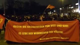 OSZEGipfel in Hamburg Die am besten geschützte Demo der Welt [upl. by Glavin]