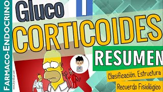 CORTICOSTEROIDES  RESUMEN completo Clasificación Estructura Química Fisiología Parte 1 [upl. by Wein]