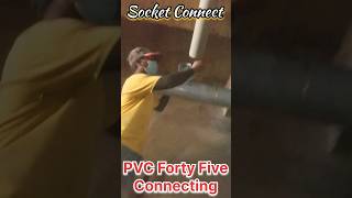 How to Make Pipes Line Fittings 🤯😱  PVC Pipes Connecting viral pipes [upl. by Kowal]